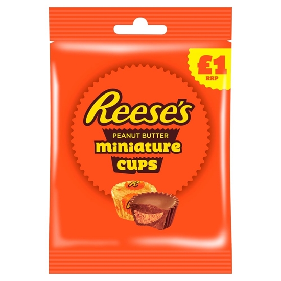 Picture of PM £1 REESES PEANUT BUTTER CUPS MINIATURES 68g x16