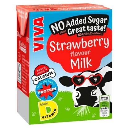 Picture of VIVA STRAWBERRY MILK DRINK 200ml x 27