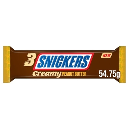 Picture of SNICKERS CREAMY PEANUT BUTTER TRIO 54.75g x 32