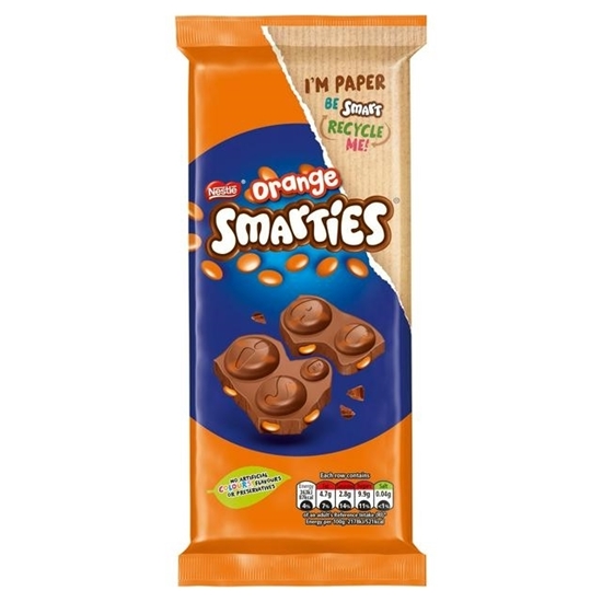 Picture of PM £1 SMARTIES ORANGE BLOCK 90g x14