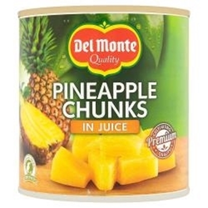 Picture of DEL MONTE PINEAPPLE CHUNKS IN JUICE 435G X 12