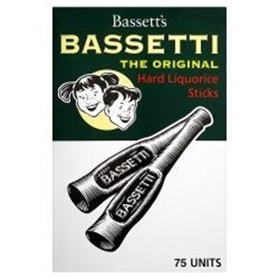 Picture of BARRATT  HARD LIQUORICE STICKS  x 75