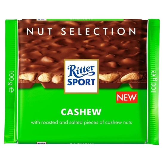 Picture of RITTER SALTED CASHEW NUTS 100G X 12