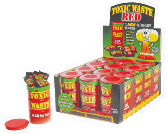 Toxic Waste Yellow Sour Candy Drum 42 g