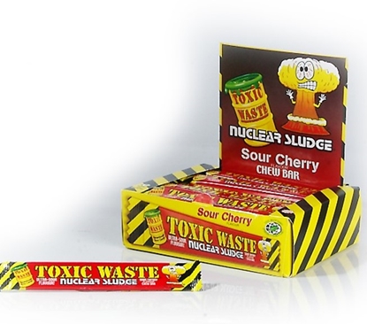 Picture of TOXIC WASTE CHERRY NUCLEAR SLUDGE BAR 20g x 50 