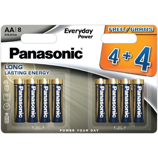 Picture of PANASONIC EVERYDAY AA 4+4 X 12