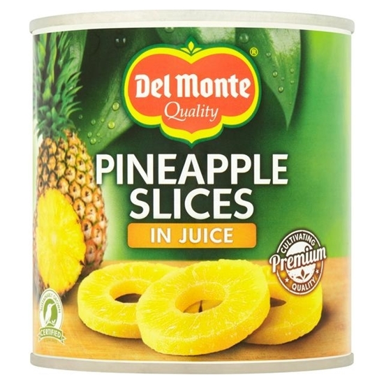 Picture of DEL MONTE PINEAPPLE SLICES IN JUICE  435G  x 12