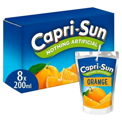 Picture of CAPRI SUN ORANGE 200ML X 8 X 4