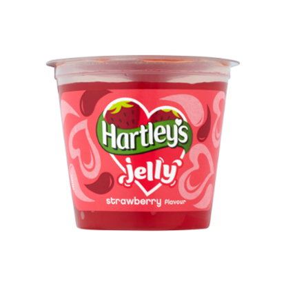 Picture of HARTLEYS RTE STRAWBERRY JELLY POTS 125g x 12