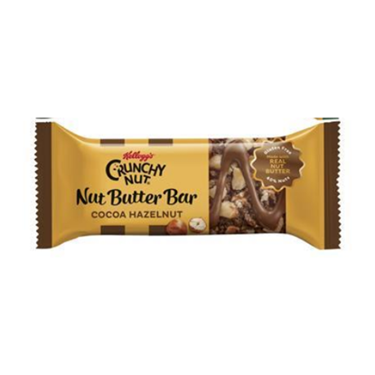 Picture of KELLOGGS CRUNCHY NUT BUTTER BAR HAZELNUT 45g x 12