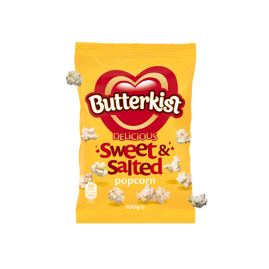 Picture of BUTTERKIST SWEET & SALTED 100g x 8