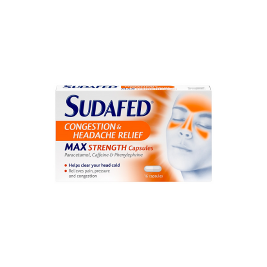 Picture of SUDAFED HEADACHE/CONGESTION 16PK X 6