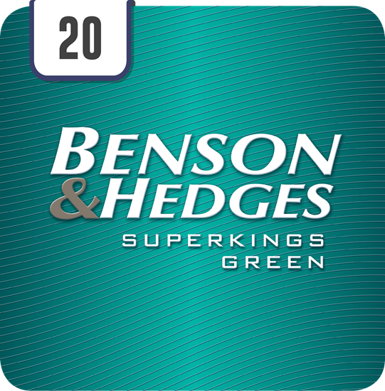 Picture of BENSON & HEDGES  GREEN S/K 20's  