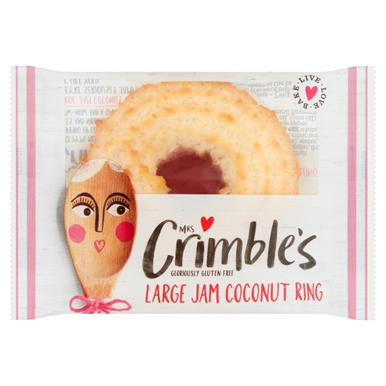 Picture of MRS CRIMBLE GLUTEN FREE JAM COCONUT RING 40g X 24