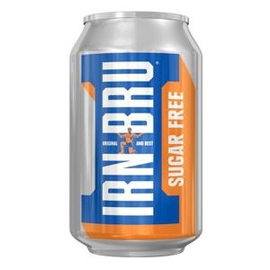 Picture of IRN BRU SUGAR FREE CANS 330ML x 24