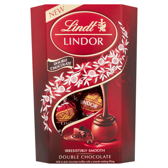 Picture of LINDOR DOUBLE CHOC CORNET 200g x 8