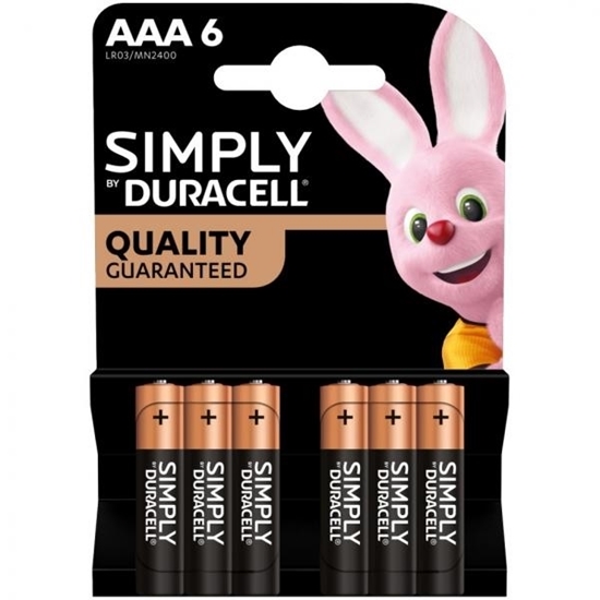 Picture of DURACELL SIMPLY * AAA * 6s x 10