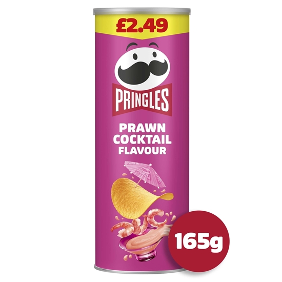 Picture of PM £2.99 PRINGLES PRAWN COCKTAIL 165g x 6 