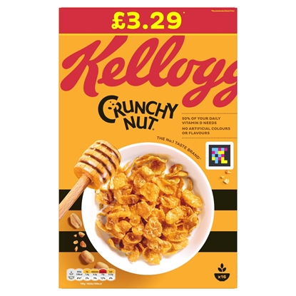 Picture of PM £3.69 KELLOGGS CRUNCHY NUT CORNFLAKE 460Gx9