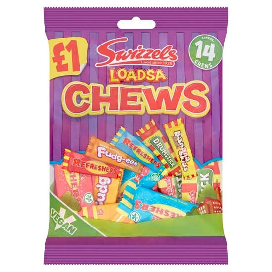 Picture of PM £1.25 SWIZZELS CURIOUS CHEWS 135G X 12 