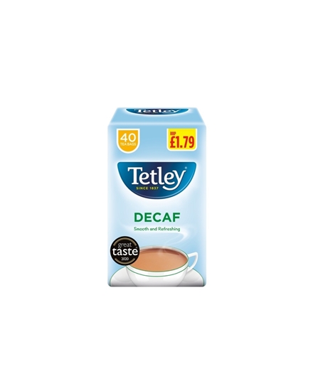 Picture of PM £2.19 TETLEY TEA BAGS *DECAF* 40s X 6