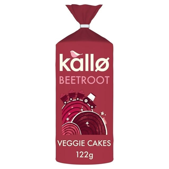 Picture of KALLO BEETROOT & BALSAMIC VEGGIE CAKE 122g  x 6 