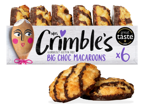 Picture of MRS CRIMBLE G/F BIG CHOC MACAROON 6PK X 12