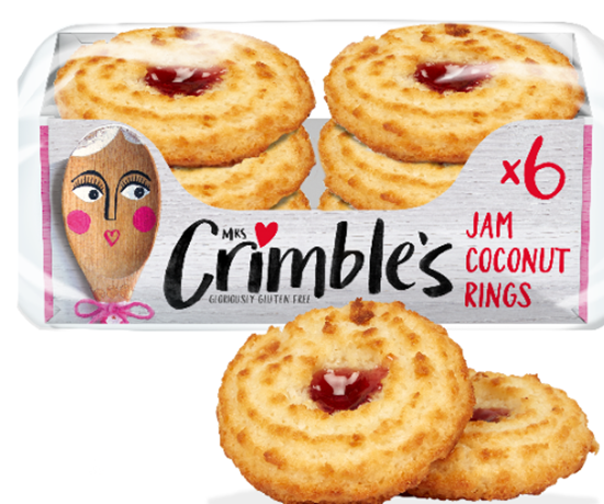 Picture of MRS CRIMBLE G/F BIG JAM COCONUT RING 6PK x 12