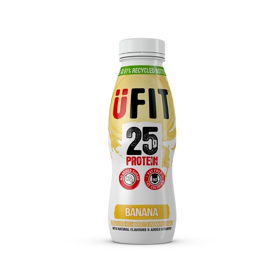 Picture of UFIT PROTEIN SHAKE BANANA 330ml x 10