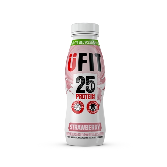 Picture of UFIT PROTEIN SHAKE STRAWBERRY 330ml x 10