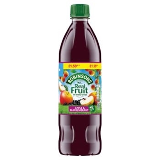 Picture of PM £1.59 ROBINSONS SQUASH APPLE & BLACK 750ML X 12