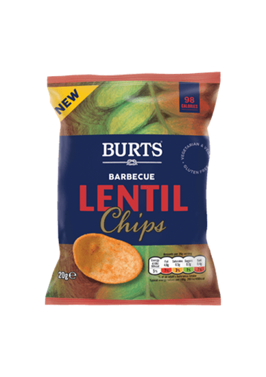 Picture of BURTS LENTIL CHIPS BBQ 20g x 16