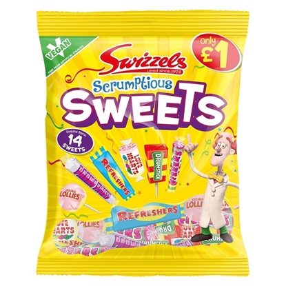 Picture of PM £1.25 SWIZZELS SCRUMPTIOUS SWEETS 135G X 12 