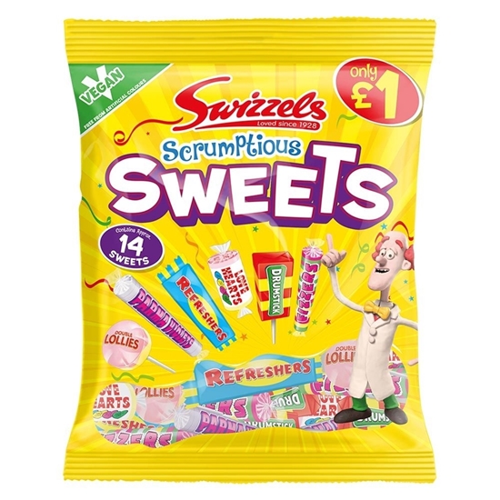 Picture of PM £1.25 SWIZZELS SCRUMPTIOUS SWEETS 135G X 12 