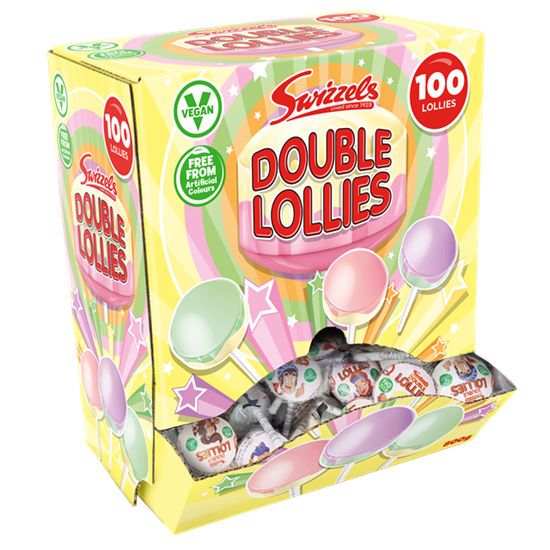 Picture of SWIZZELS DOUBLE LOLLIES DISPENSER X 100  