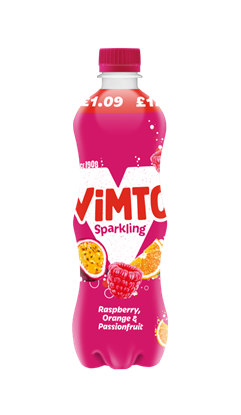 Picture of PM £1.09 VIMTO REMIX FIZZY RASP/ORA/PASS 500ML x12