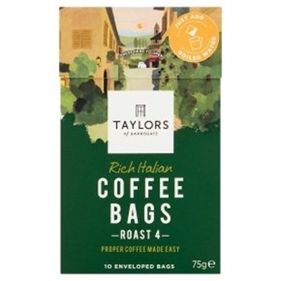 Picture of TAYLORS RICH ITALIAN COFFEE BAGS 10'S X 3