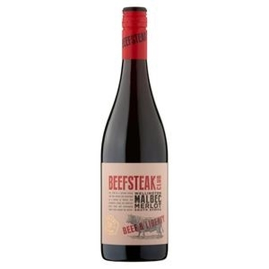 Picture of BEEFSTEAK CLUB MERLOT 75cl x 6