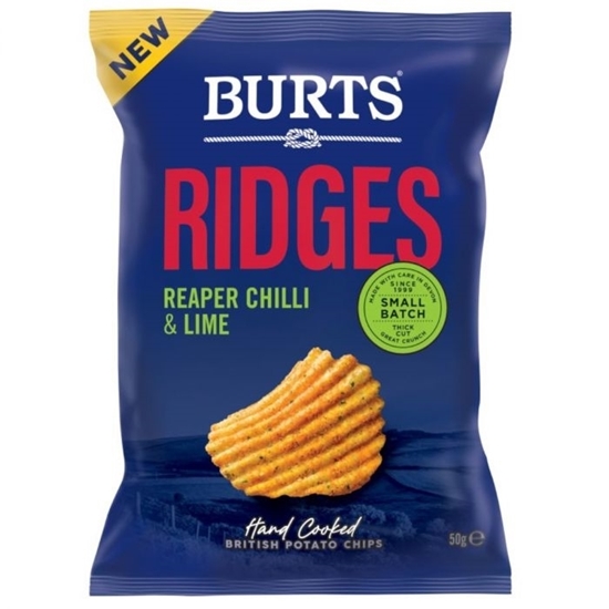 Picture of BURTS RIDGES REAPER CHILLI & LIME 40g x 20