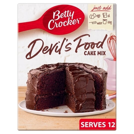 Picture of BETTY CROCKER DEVILS FOOD CAKE 425G X 6