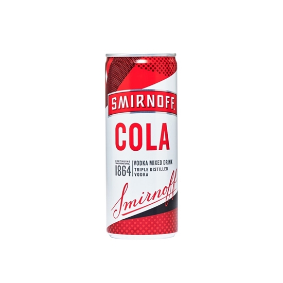 Picture of SMIRNOFF & COLA 250ML X 12