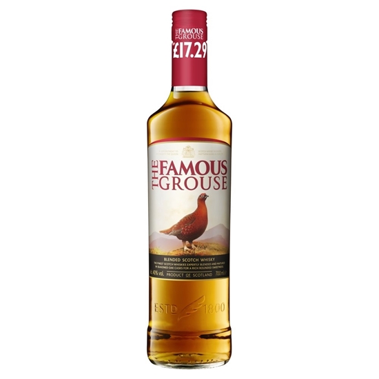 Picture of PM £18.99 FAMOUS GROUSE WHISKY 70CL X 6