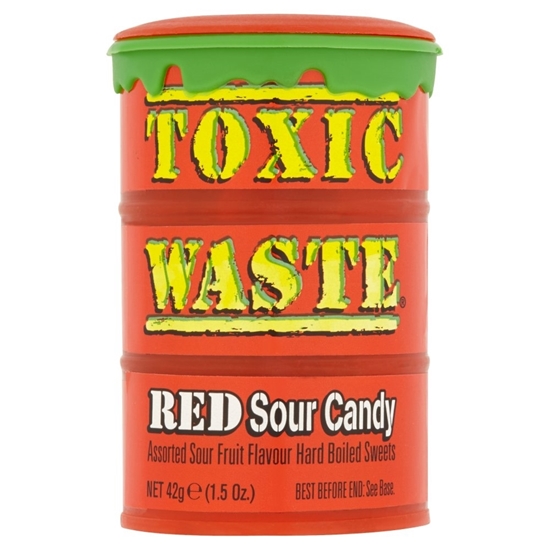 Toxic Waste Sour Candy Yellow Drum