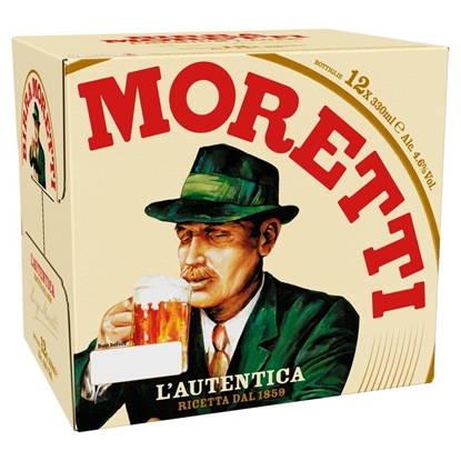 Picture of BIRRA MORETTI NRB 330ML  X12PK X 1