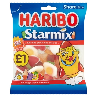 Picture of PM £1.25 HARIBO STARMIX 140G + 10%  X 12