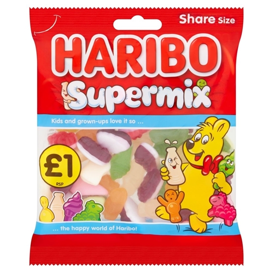 Picture of PM £1.25 HARIBO SUPERMIX 140G + 10%  X 12 