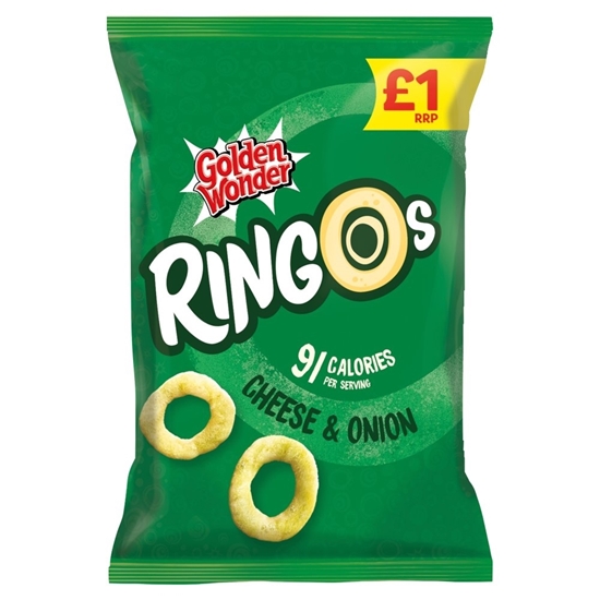 Picture of PM £1 RINGOS CHEESE & ONION 40G X 18