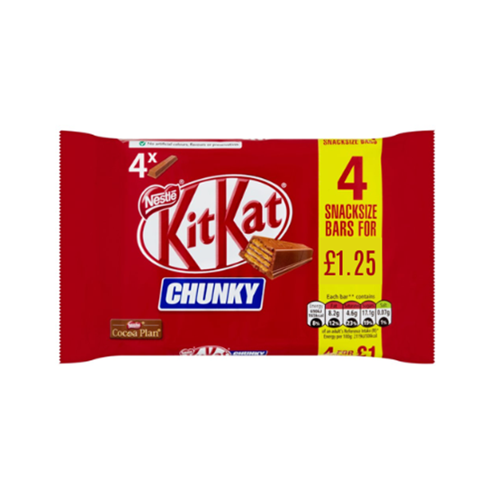 Picture of PM £1.50 KIT KAT CHUNKY 32G **4PK** X 24