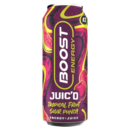 Picture of PM £1 BOOST JUIC'D TROPICAL SOUR PUNCH 500ml x 12