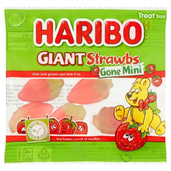 Picture of HARIBO STRAWBERRIES **15P** x100